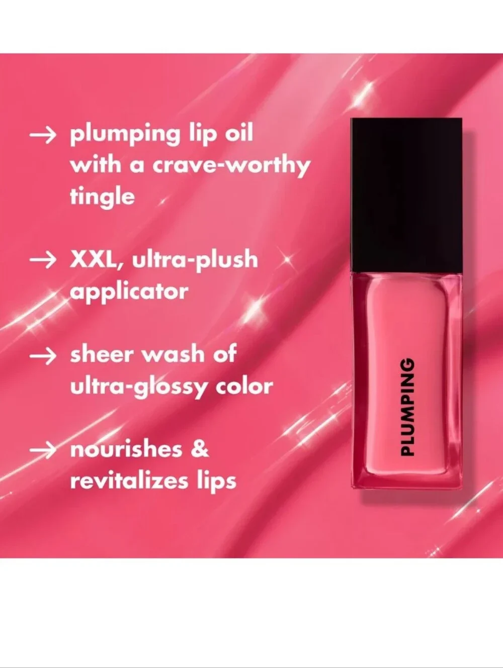 e.l.f Glow Reviver Lip Plumping Oil Shade: Burst Bubble 🆕